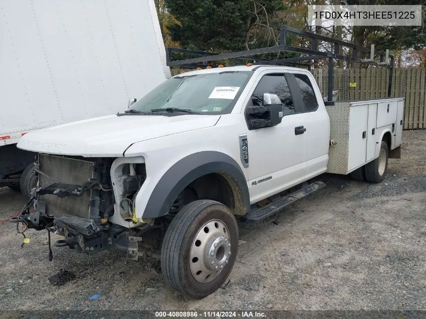 2017 Ford F-450 Chassis Xl VIN: 1FD0X4HT3HEE51225 Lot: 40808986