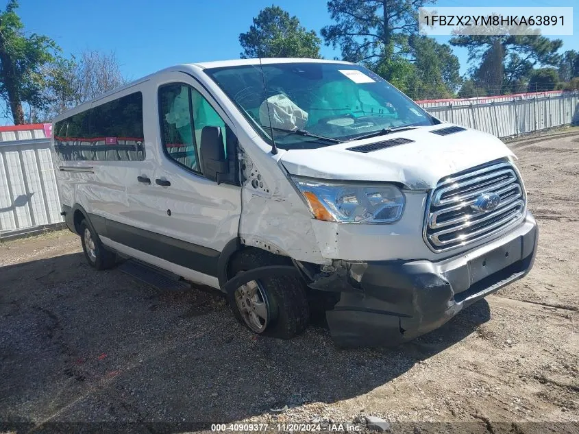 2017 Ford Transit-350 Xlt VIN: 1FBZX2YM8HKA63891 Lot: 40909377