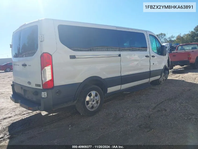 2017 Ford Transit-350 Xlt VIN: 1FBZX2YM8HKA63891 Lot: 40909377