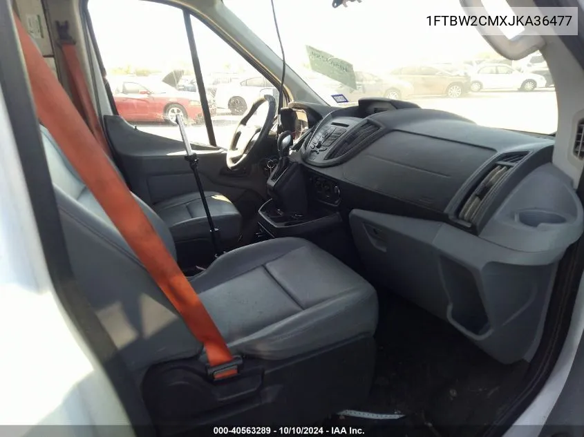 1FTBW2CMXJKA36477 2018 Ford Transit-350