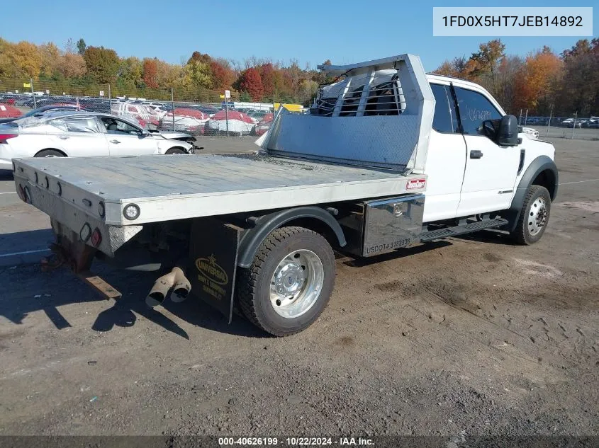 1FD0X5HT7JEB14892 2018 Ford F-550 Chassis Xlt