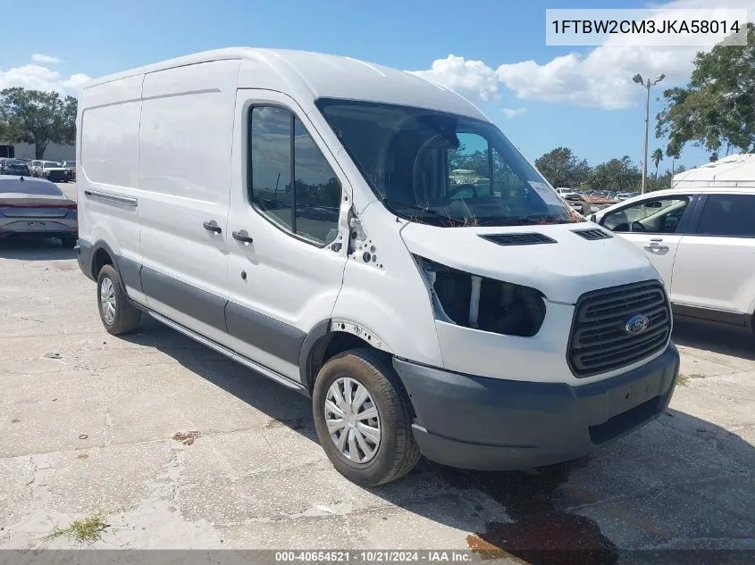 1FTBW2CM3JKA58014 2018 Ford Transit-350