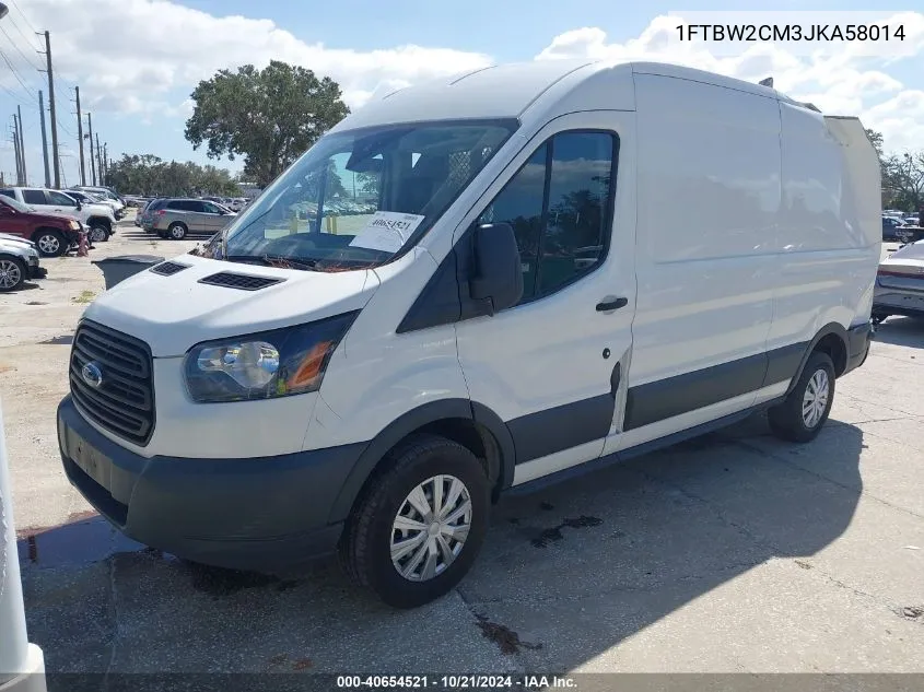 1FTBW2CM3JKA58014 2018 Ford Transit-350