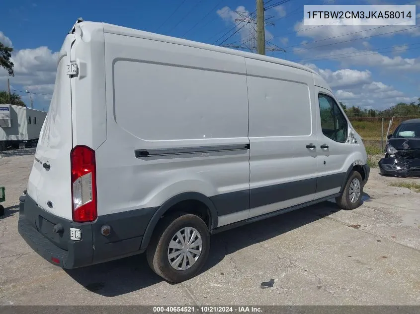 2018 Ford Transit-350 VIN: 1FTBW2CM3JKA58014 Lot: 40654521