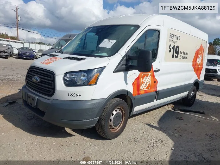 1FTBW2CM5JKA88129 2018 Ford Transit-350