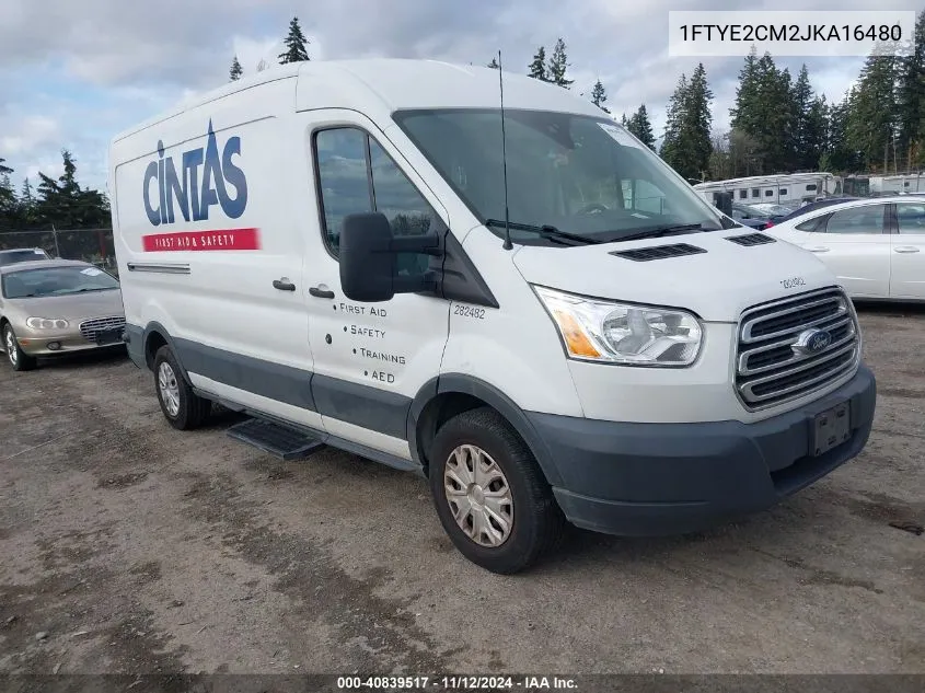 2018 Ford Transit-150 VIN: 1FTYE2CM2JKA16480 Lot: 40839517