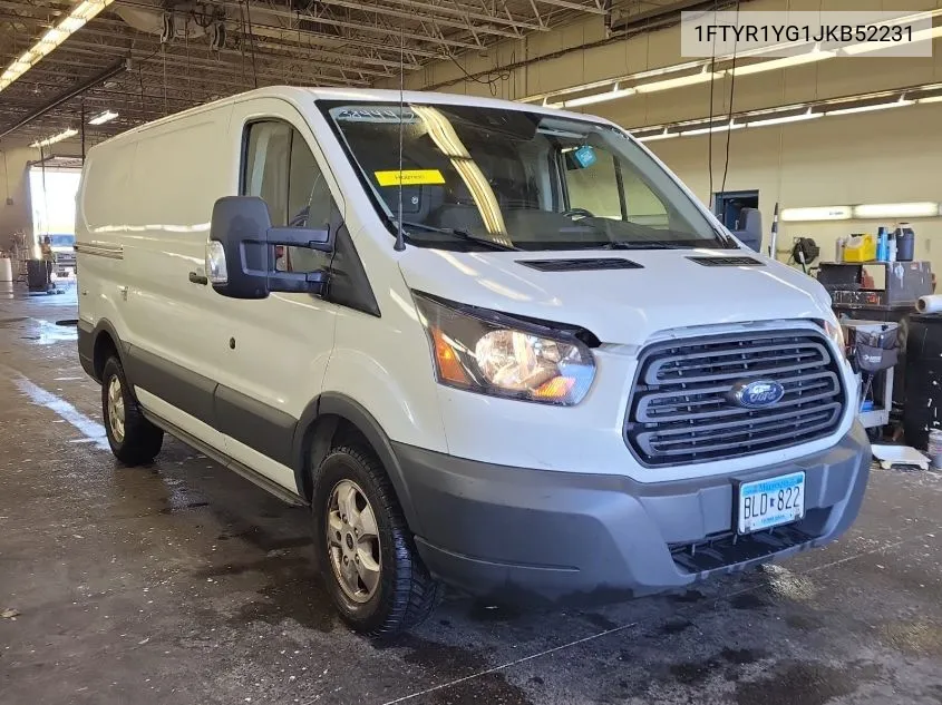 2018 Ford Transit-250 VIN: 1FTYR1YG1JKB52231 Lot: 40871098