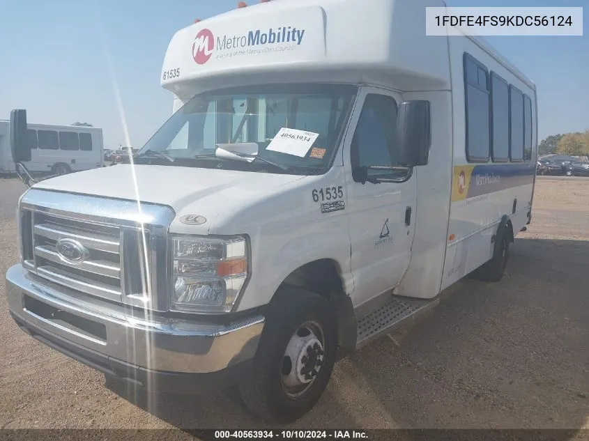 2019 Ford E-450 Cutaway VIN: 1FDFE4FS9KDC56124 Lot: 40563934