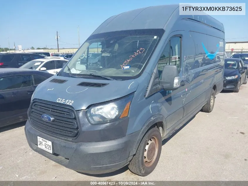 1FTYR3XM0KKB73625 2019 Ford Transit-250