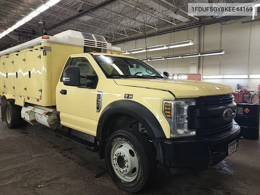 2019 Ford F-550 Chassis Xl VIN: 1FDUF5GY8KEE44169 Lot: 40753742