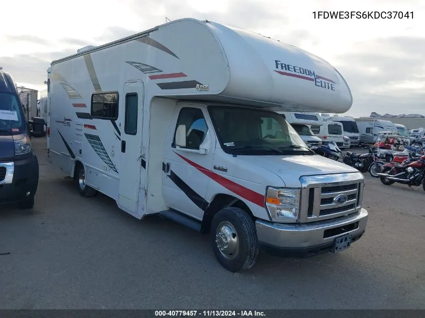 2019 Ford E-350 Cutaway VIN: 1FDWE3FS6KDC37041 Lot: 40779457