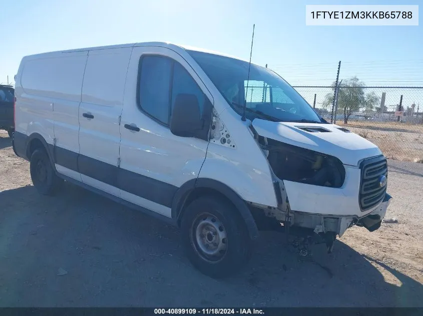 2019 Ford Transit-150 VIN: 1FTYE1ZM3KKB65788 Lot: 40899109