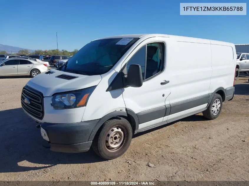 2019 Ford Transit-150 VIN: 1FTYE1ZM3KKB65788 Lot: 40899109