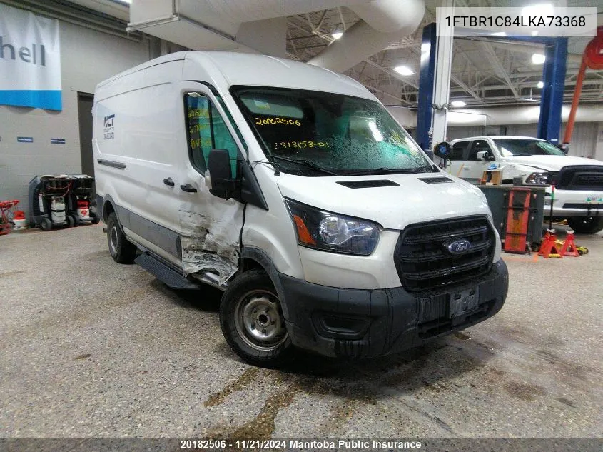 2020 Ford Transit 250 Wb 148 Cargo Van VIN: 1FTBR1C84LKA73368 Lot: 20182506