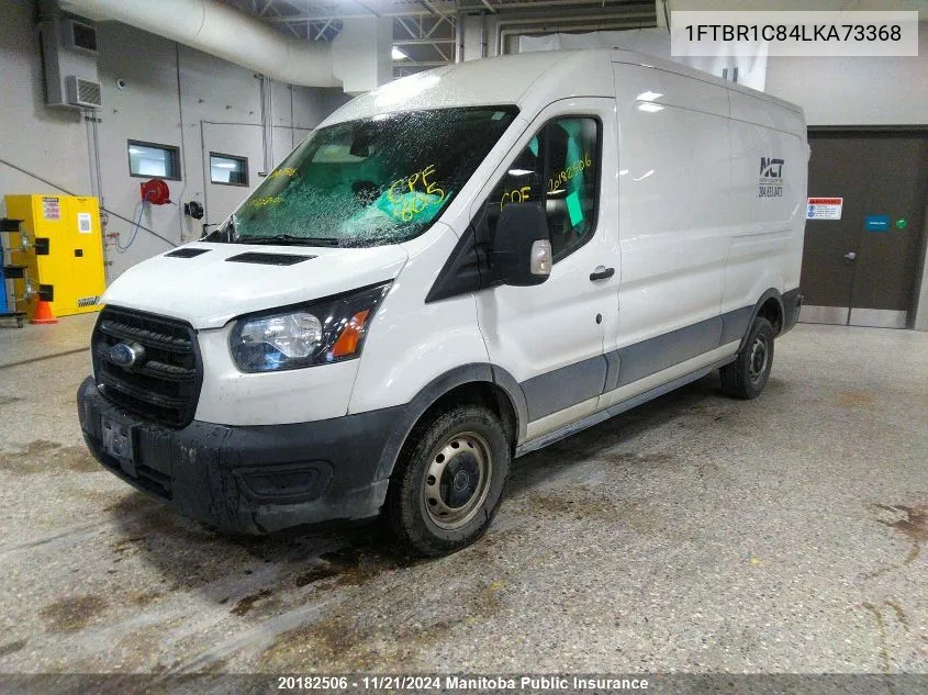 2020 Ford Transit 250 Wb 148 Cargo Van VIN: 1FTBR1C84LKA73368 Lot: 20182506