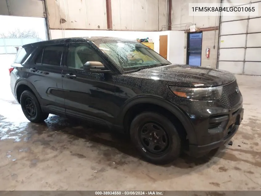 2020 Ford Police Interceptor Utility VIN: 1FM5K8AB4LGC01065 Lot: 38934550