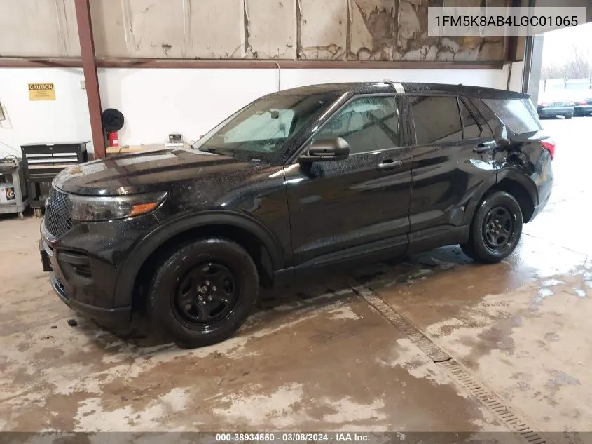 2020 Ford Police Interceptor Utility VIN: 1FM5K8AB4LGC01065 Lot: 38934550