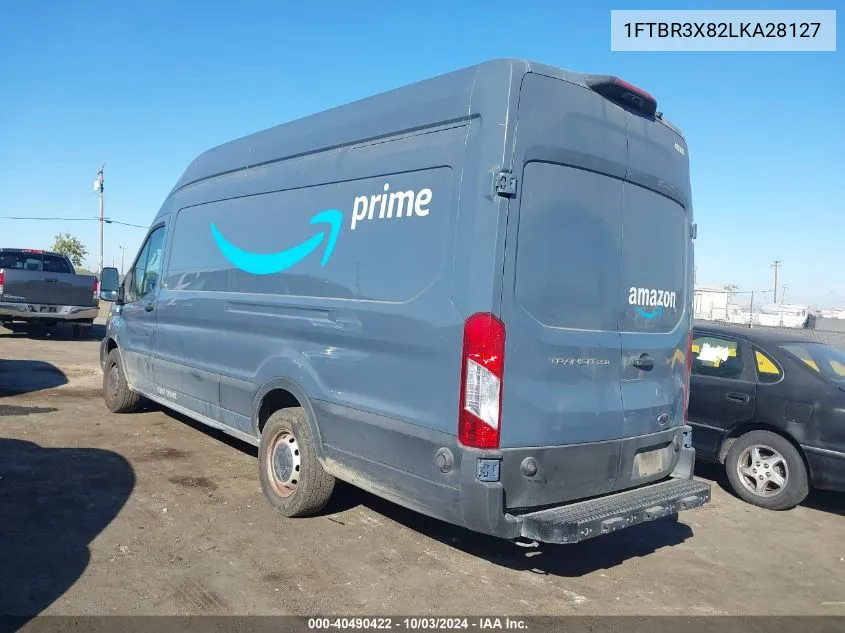 2020 Ford Transit-250 Cargo Van VIN: 1FTBR3X82LKA28127 Lot: 40490422