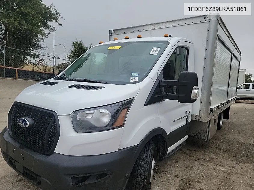 2020 Ford Transit-350 Cab VIN: 1FDBF6Z89LKA51861 Lot: 40874651