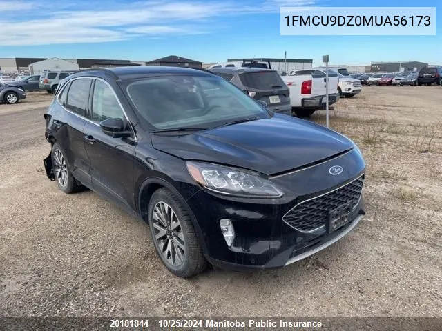 2021 Ford Escape Titanium Hybrid VIN: 1FMCU9DZ0MUA56173 Lot: 20181844