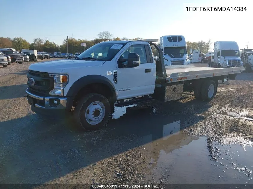 2021 Ford F-600 Chassis Xl VIN: 1FDFF6KT6MDA14384 Lot: 40845919