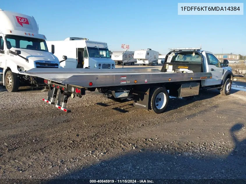 2021 Ford F-600 Chassis Xl VIN: 1FDFF6KT6MDA14384 Lot: 40845919