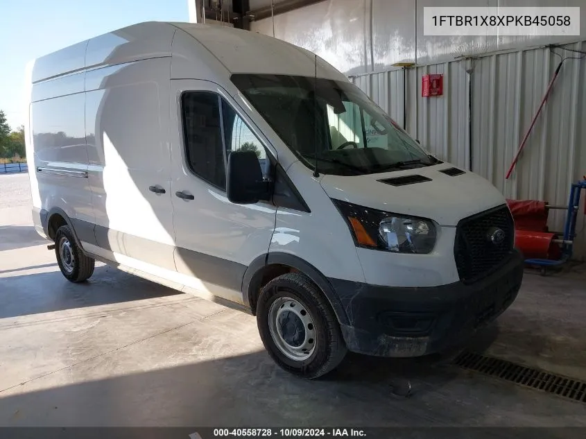 2023 Ford Transit-250 Cargo Van VIN: 1FTBR1X8XPKB45058 Lot: 40558728