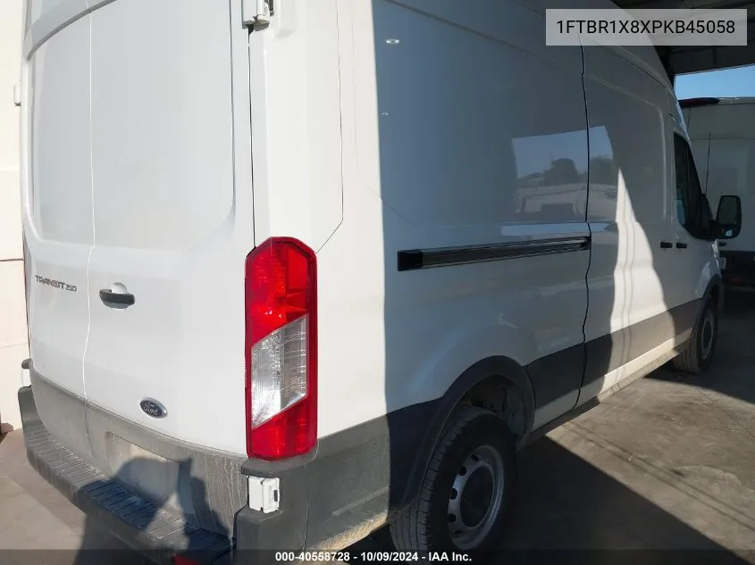 2023 Ford Transit-250 Cargo Van VIN: 1FTBR1X8XPKB45058 Lot: 40558728