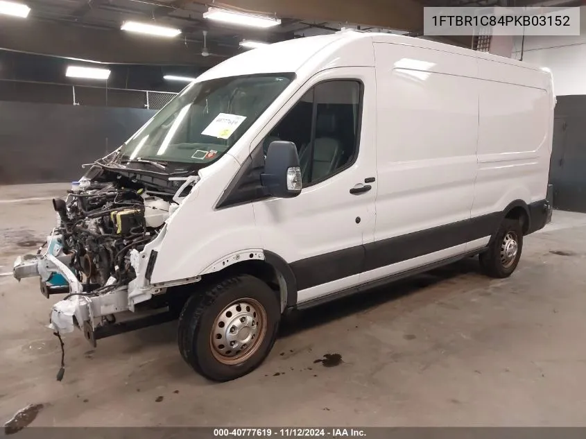 2023 Ford Transit-250 Cargo Van VIN: 1FTBR1C84PKB03152 Lot: 40777619