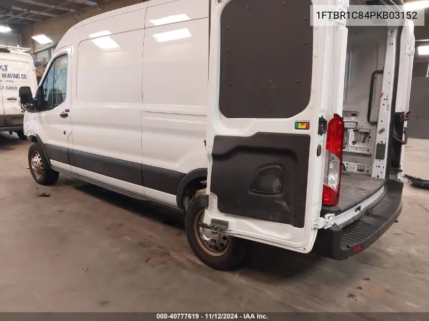 2023 Ford Transit-250 Cargo Van VIN: 1FTBR1C84PKB03152 Lot: 40777619