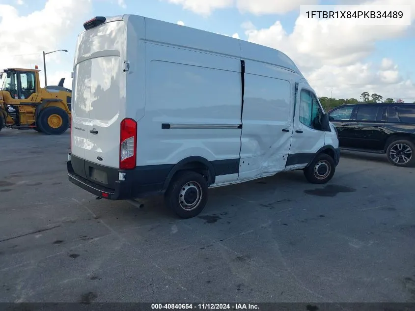 2023 Ford Transit-250 Cargo Van VIN: 1FTBR1X84PKB34489 Lot: 40840654