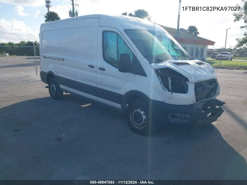 2023 Ford Transit-250 Cargo Van VIN: 1FTBR1C82PKA97027 Lot: 40847053