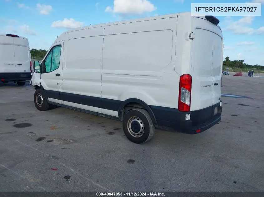 2023 Ford Transit-250 Cargo Van VIN: 1FTBR1C82PKA97027 Lot: 40847053