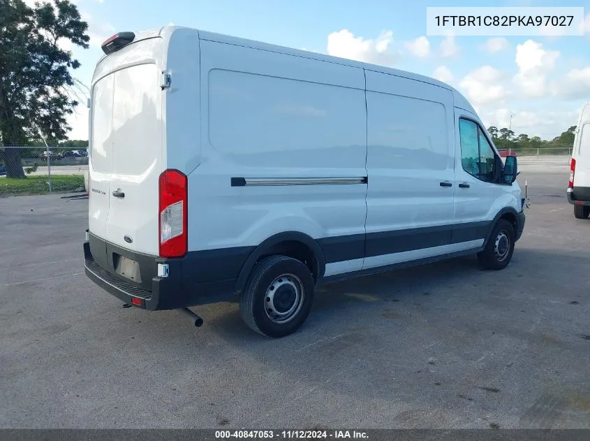 2023 Ford Transit-250 Cargo Van VIN: 1FTBR1C82PKA97027 Lot: 40847053