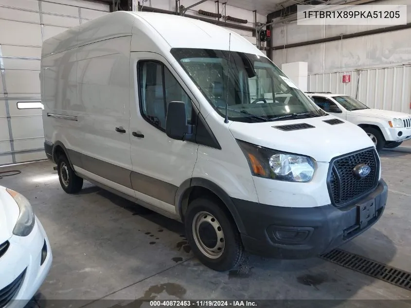 2023 Ford Transit-250 Cargo Van VIN: 1FTBR1X89PKA51205 Lot: 40872453