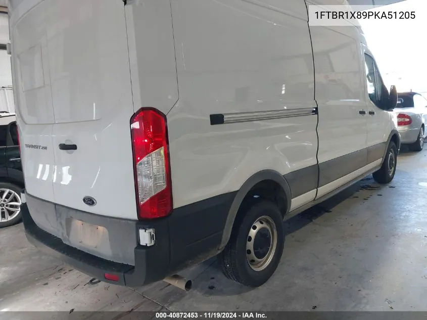 2023 Ford Transit-250 Cargo Van VIN: 1FTBR1X89PKA51205 Lot: 40872453