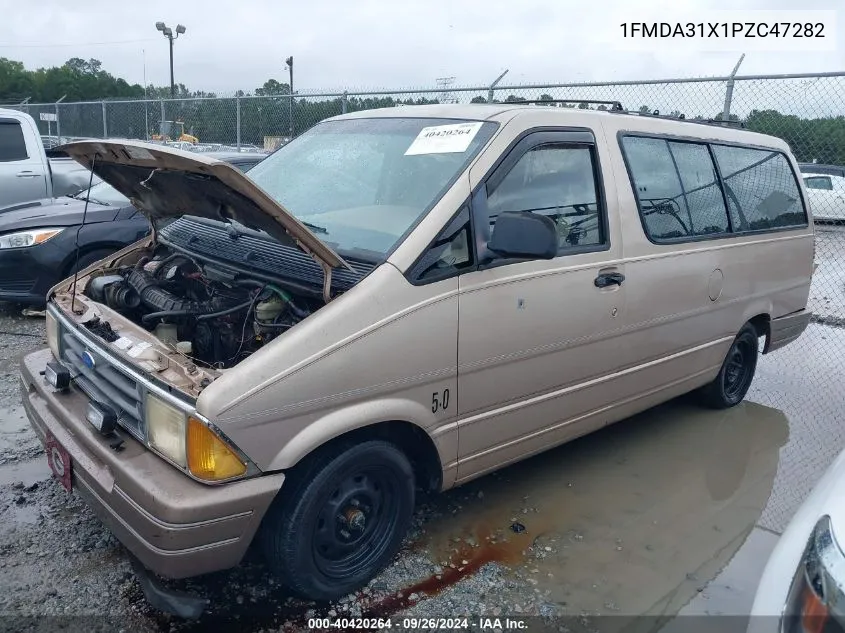 1993 Ford Aerostar VIN: 1FMDA31X1PZC47282 Lot: 40420264