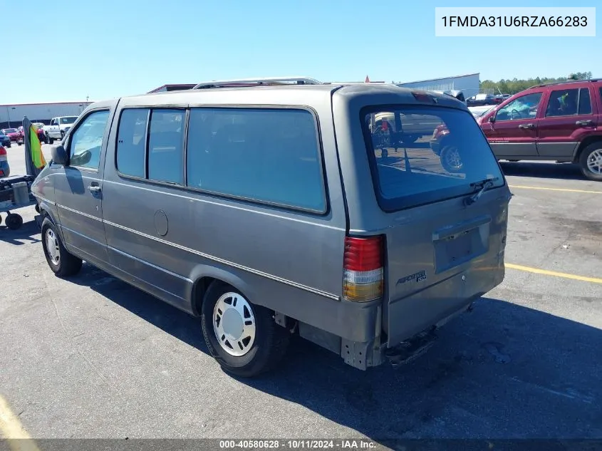 1994 Ford Aerostar VIN: 1FMDA31U6RZA66283 Lot: 40580628