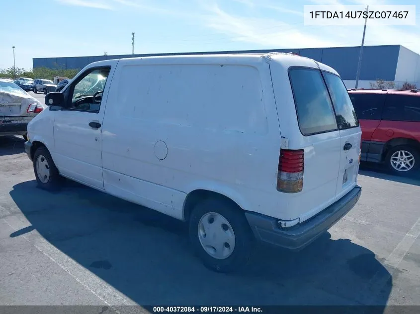 1995 Ford Aerostar VIN: 1FTDA14U7SZC07467 Lot: 40372084