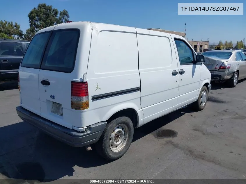 1995 Ford Aerostar VIN: 1FTDA14U7SZC07467 Lot: 40372084