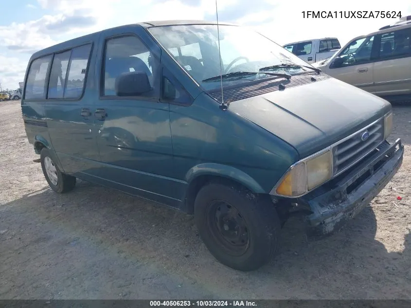 1995 Ford Aerostar VIN: 1FMCA11UXSZA75624 Lot: 40506253