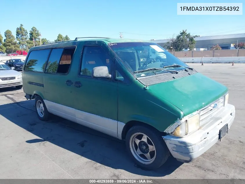 1996 Ford Aerostar VIN: 1FMDA31X0TZB54392 Lot: 40293859