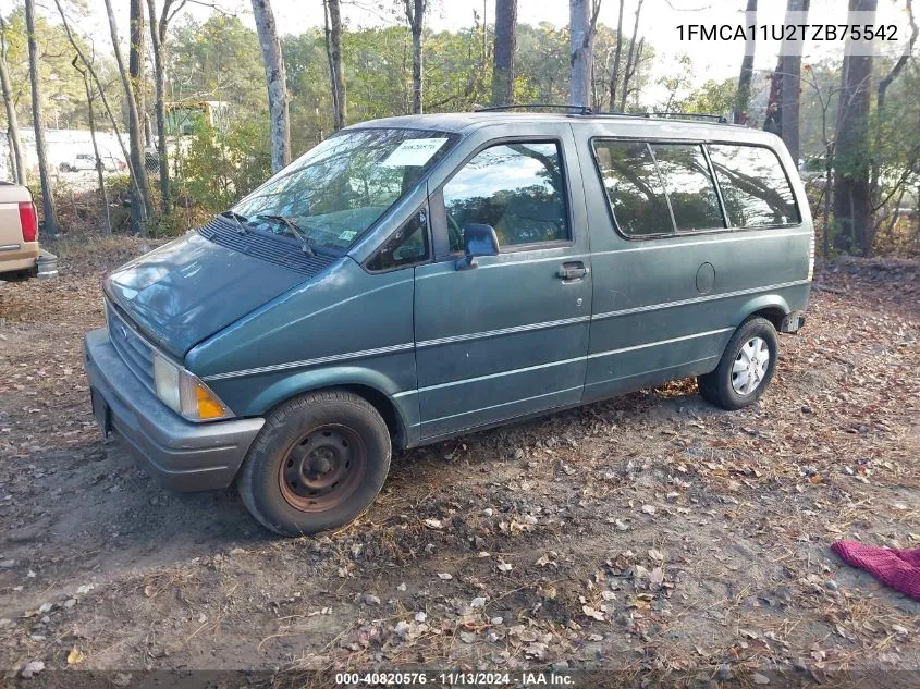 1996 Ford Aerostar VIN: 1FMCA11U2TZB75542 Lot: 40820576