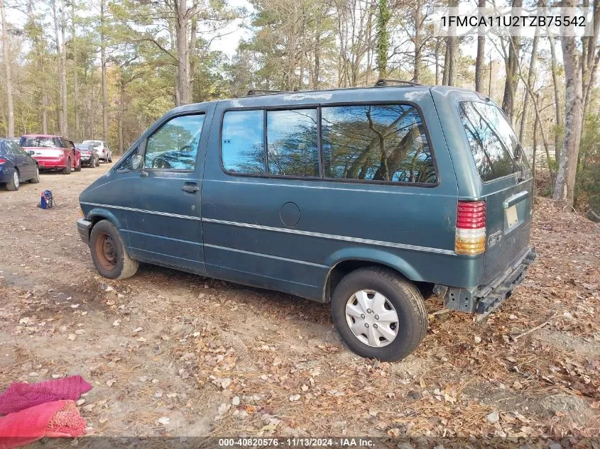 1996 Ford Aerostar VIN: 1FMCA11U2TZB75542 Lot: 40820576