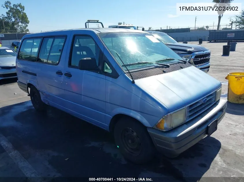 1997 Ford Aerostar Xlt VIN: 1FMDA31U7VZC24902 Lot: 40700441