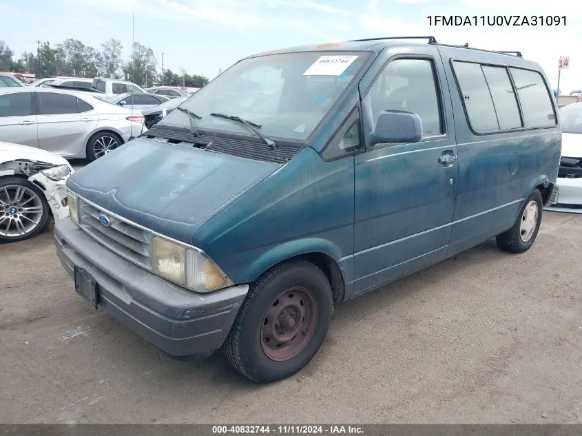 1997 Ford Aerostar Xlt VIN: 1FMDA11U0VZA31091 Lot: 40832744