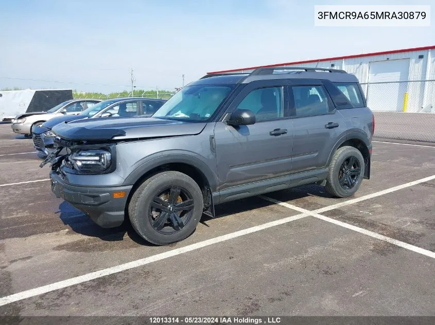 2021 Ford Bronco Sport VIN: 3FMCR9A65MRA30879 Lot: 12013314