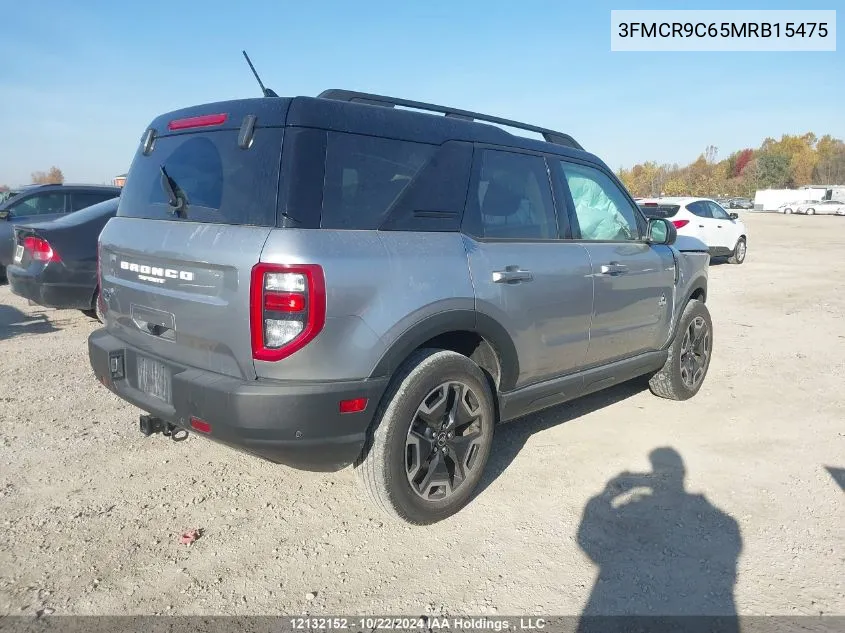 3FMCR9C65MRB15475 2021 Ford Bronco Sport Outer Banks