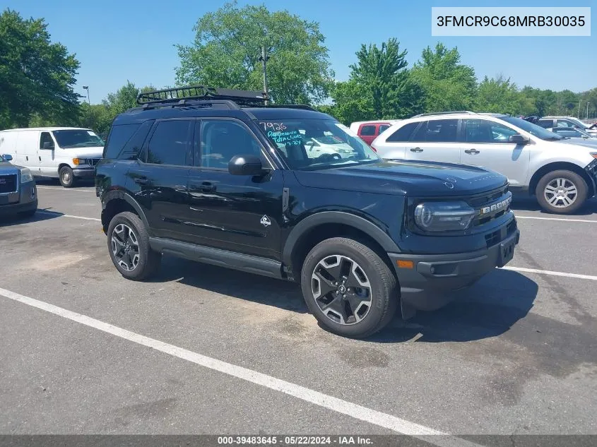 3FMCR9C68MRB30035 2021 Ford Bronco Sport Outer Banks