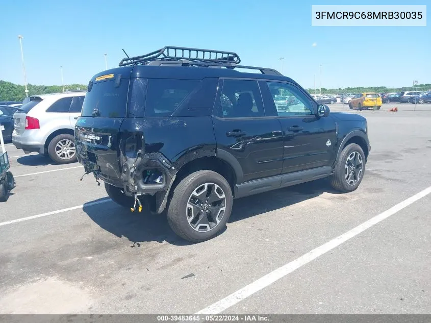 2021 Ford Bronco Sport Outer Banks VIN: 3FMCR9C68MRB30035 Lot: 39483645